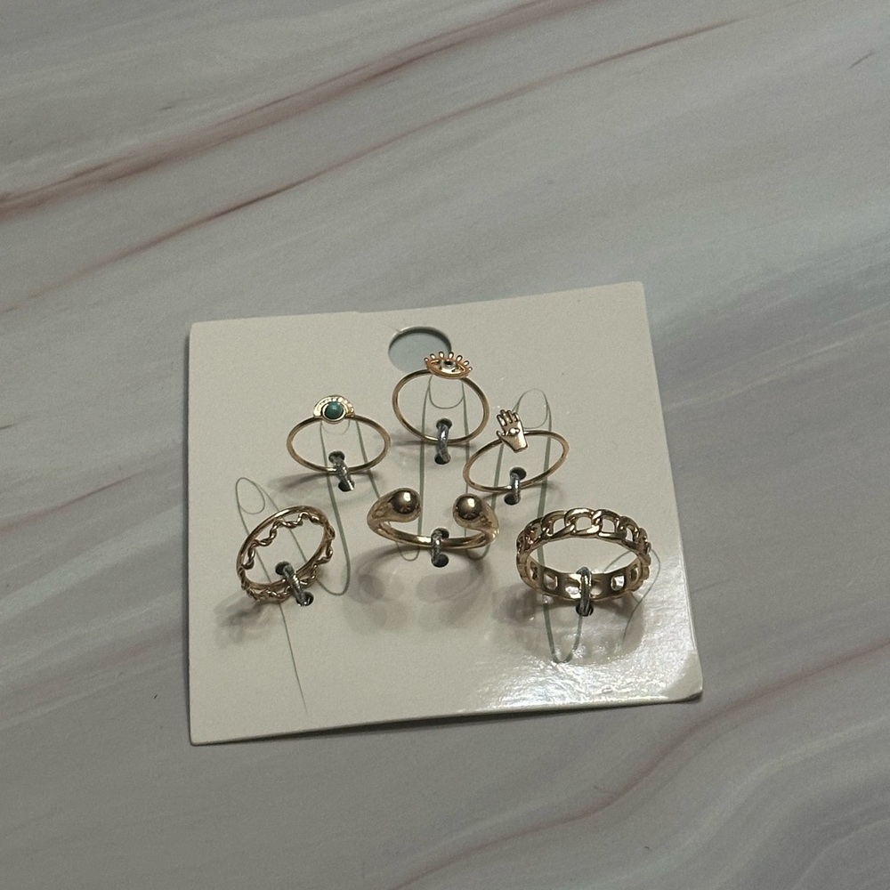 Evil Eye Ring Set - Picture 3 of 3